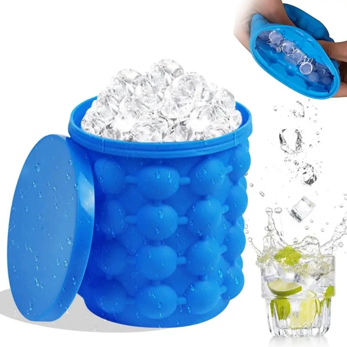 HUPSTL349 Large Silicone Ice Bucket