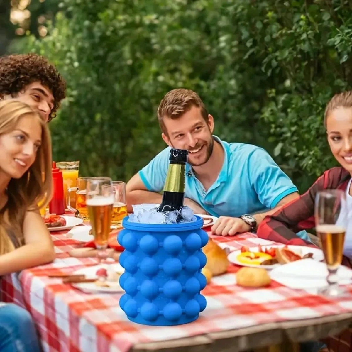 HUPSTL349 Large Silicone Ice Bucket