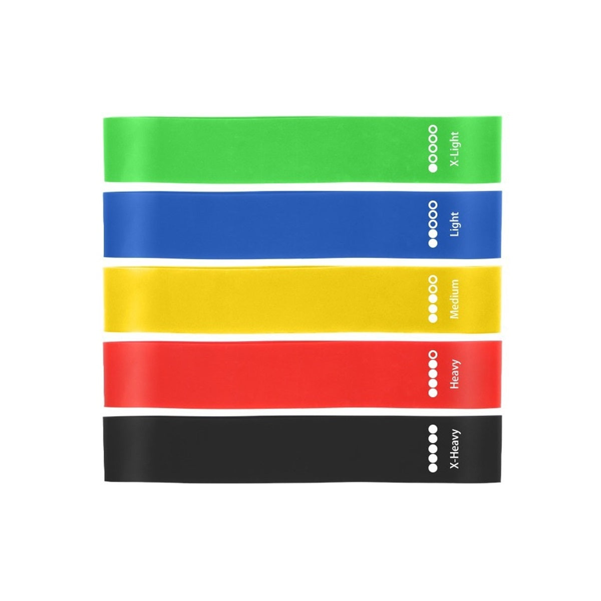HUPSTL352 Latex Yoga Resistance Bands