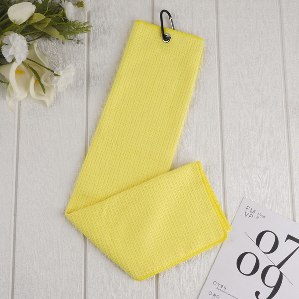 HUPSTL356 Customized Waffle Weave Golf Towel