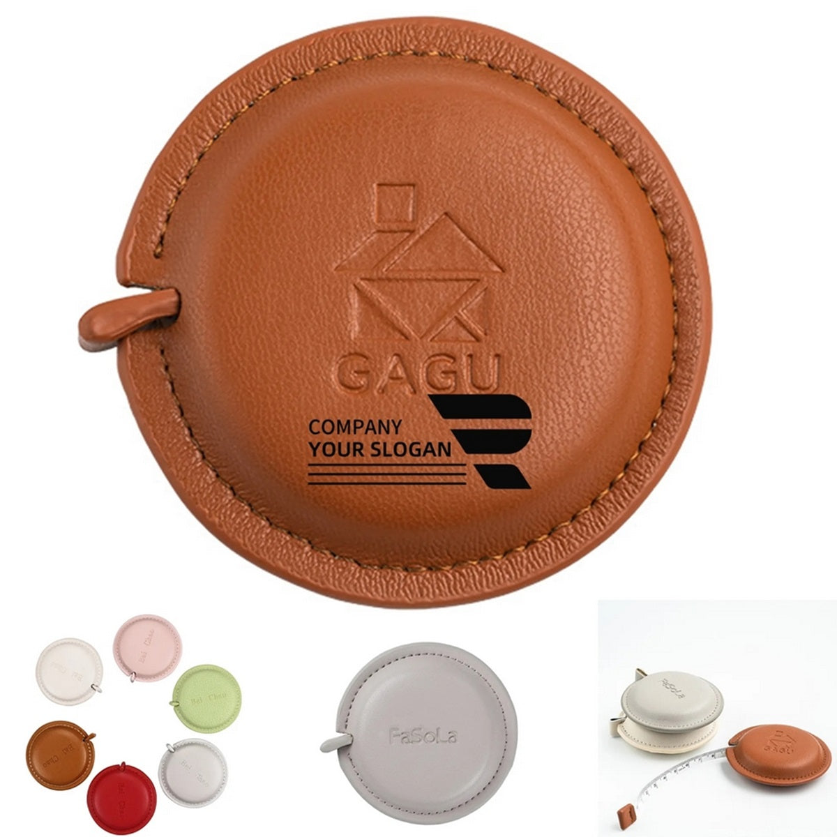 HUPSTL357 Mini Pu Round Tape Measure