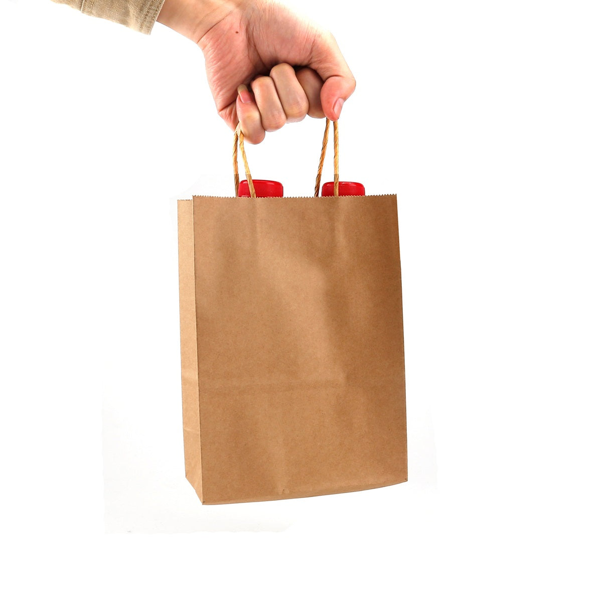 HUPSTL368 Kraft-Brown Shopper Bag