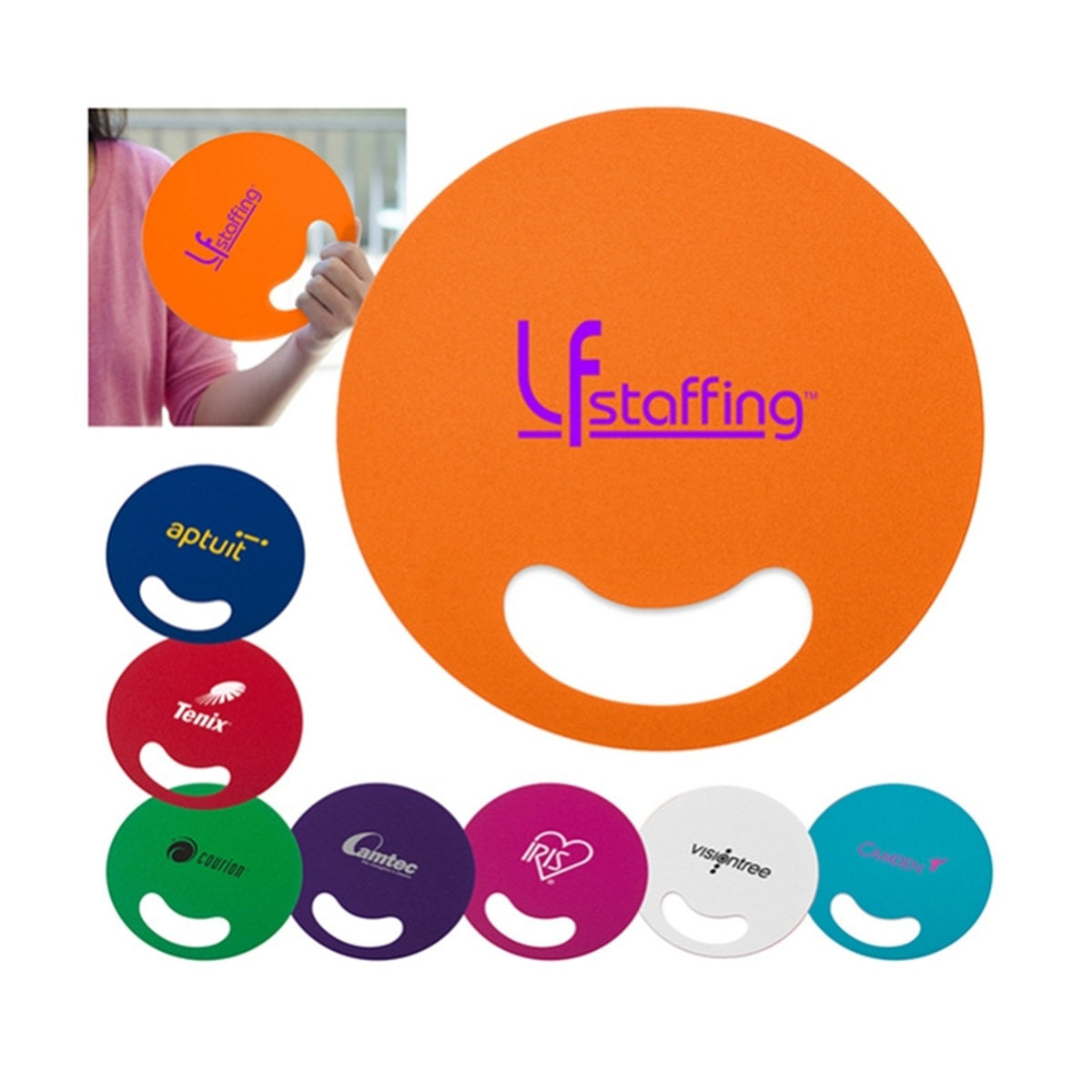 HUPSTL369 Portable Plastic Hand Fan