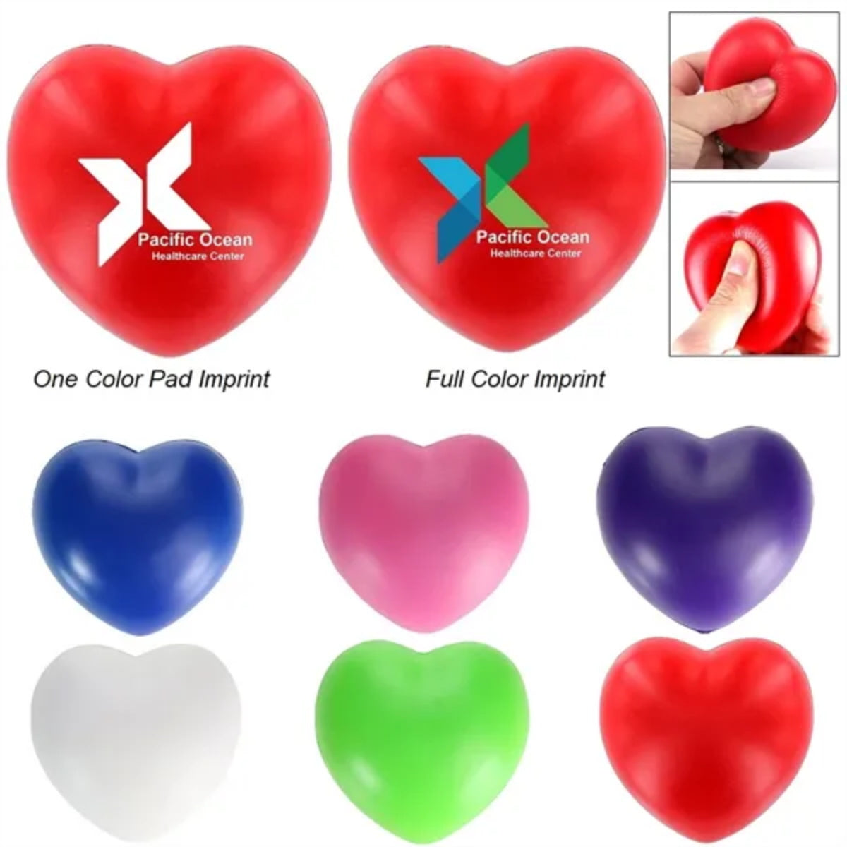 HUPSTL378 Heart Shaped Stress Reliever