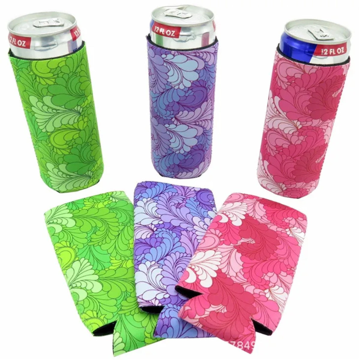 HUPSTL382 Neoprene Can Cooler Sleeves