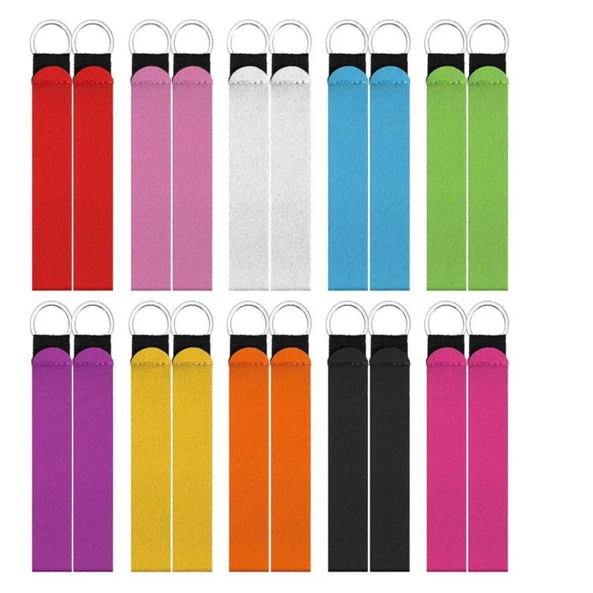 HUPSTL385 Neoprene Wristlet Keychain