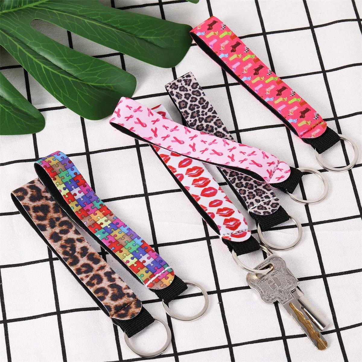 HUPSTL385 Neoprene Wristlet Keychain
