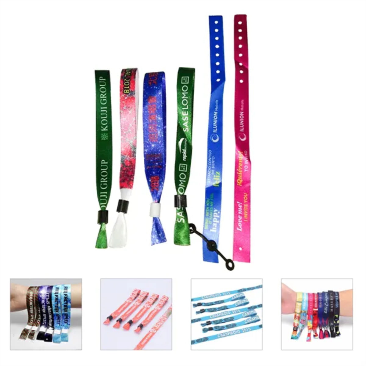 HUPSTL387 Sublimated Event Wristband