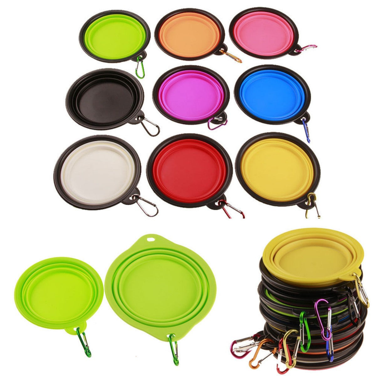 HUPSTL498 Pet Bowl 22oz Outdoor Portable Travel