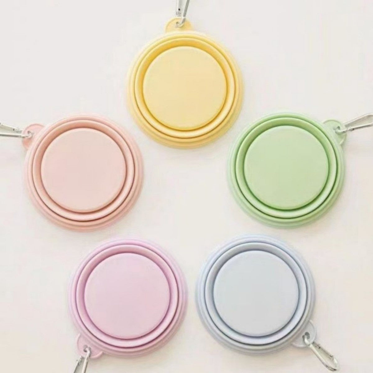 HUPSTL506 Portable 34oz Outdoor Folding Pet Bowl