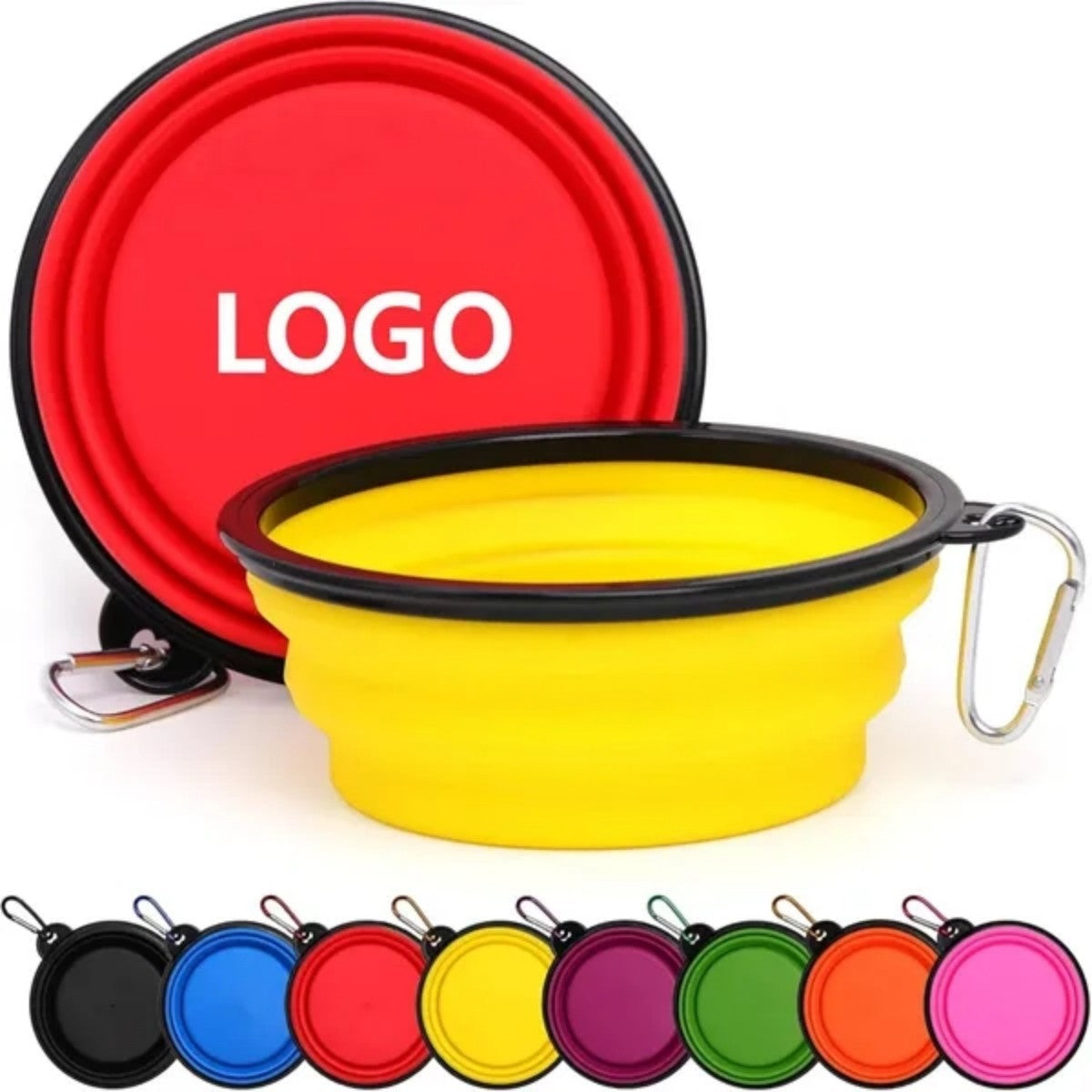 HUPSTL507 Portable 22oz Outdoor Folding Pet Bowl