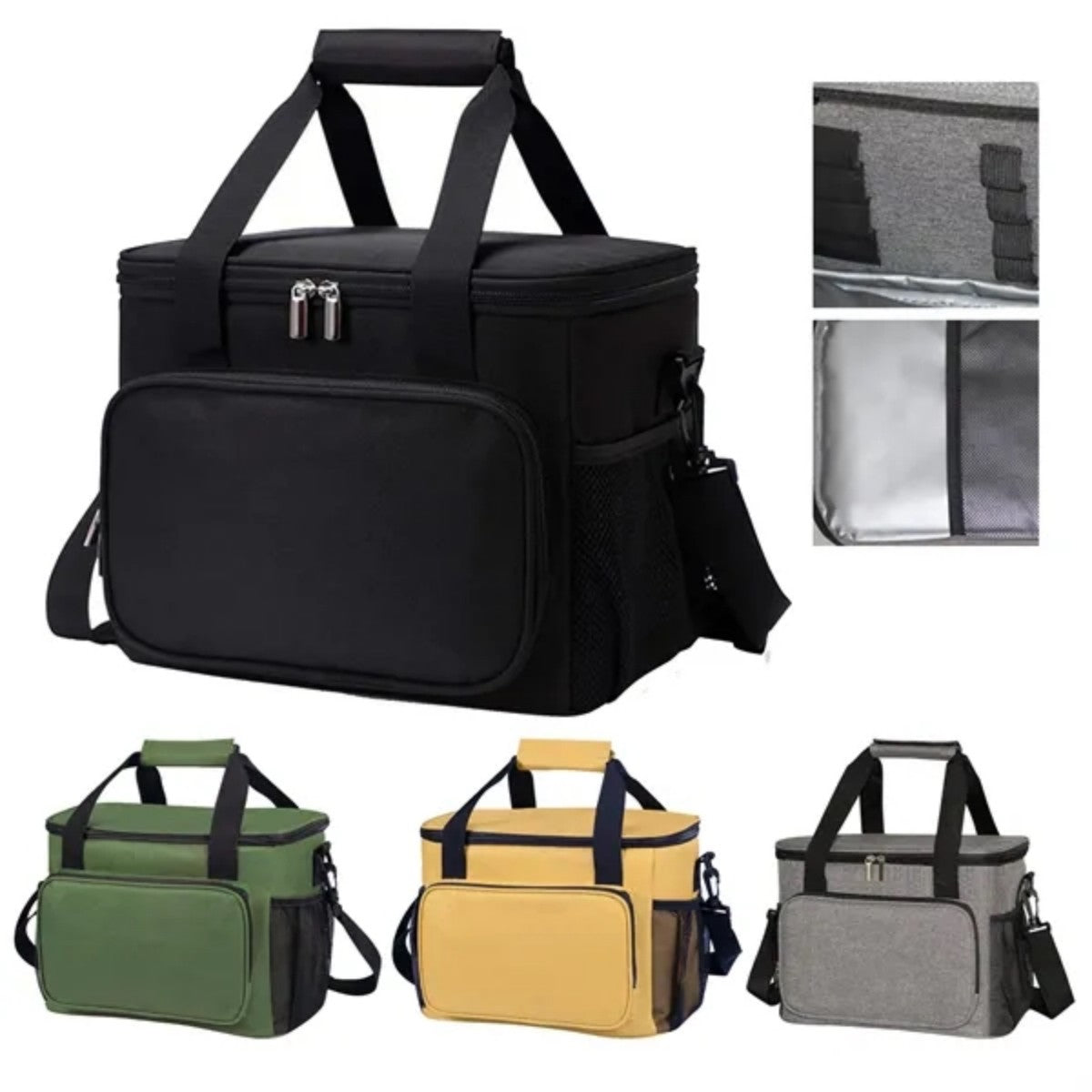 HUPSTL509 Oxford Cloth Thermal Bag Portable Cross-Body Carrying