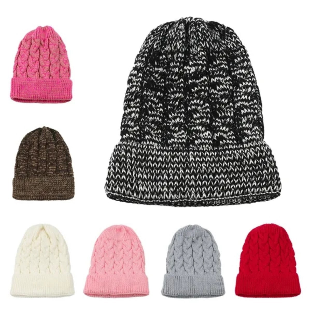 HUPSTL522 Knitted Wool Hat Keeps Warm And Comfortable