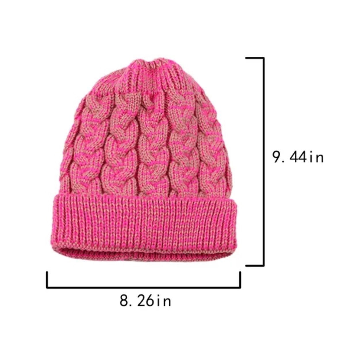 HUPSTL522 Knitted Wool Hat Keeps Warm And Comfortable