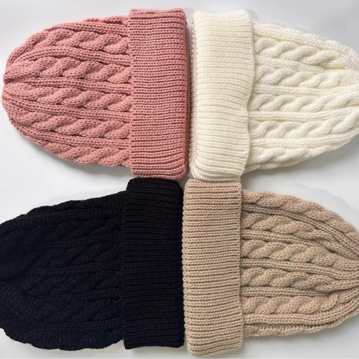 HUPSTL522 Knitted Wool Hat Keeps Warm And Comfortable