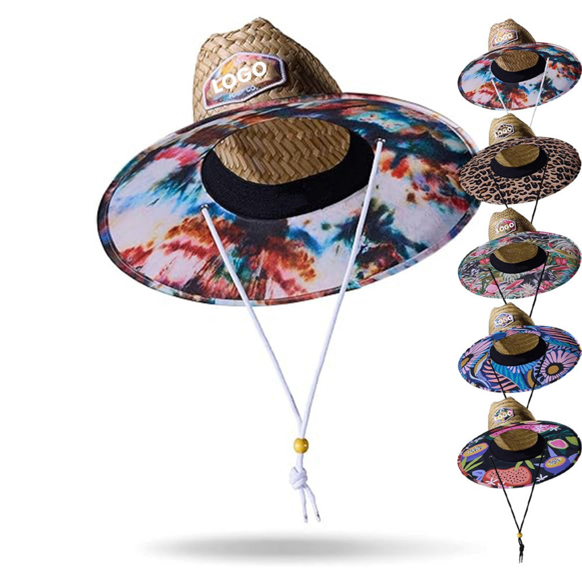 HUPSTL525Customized Sun Protection Straw Hat