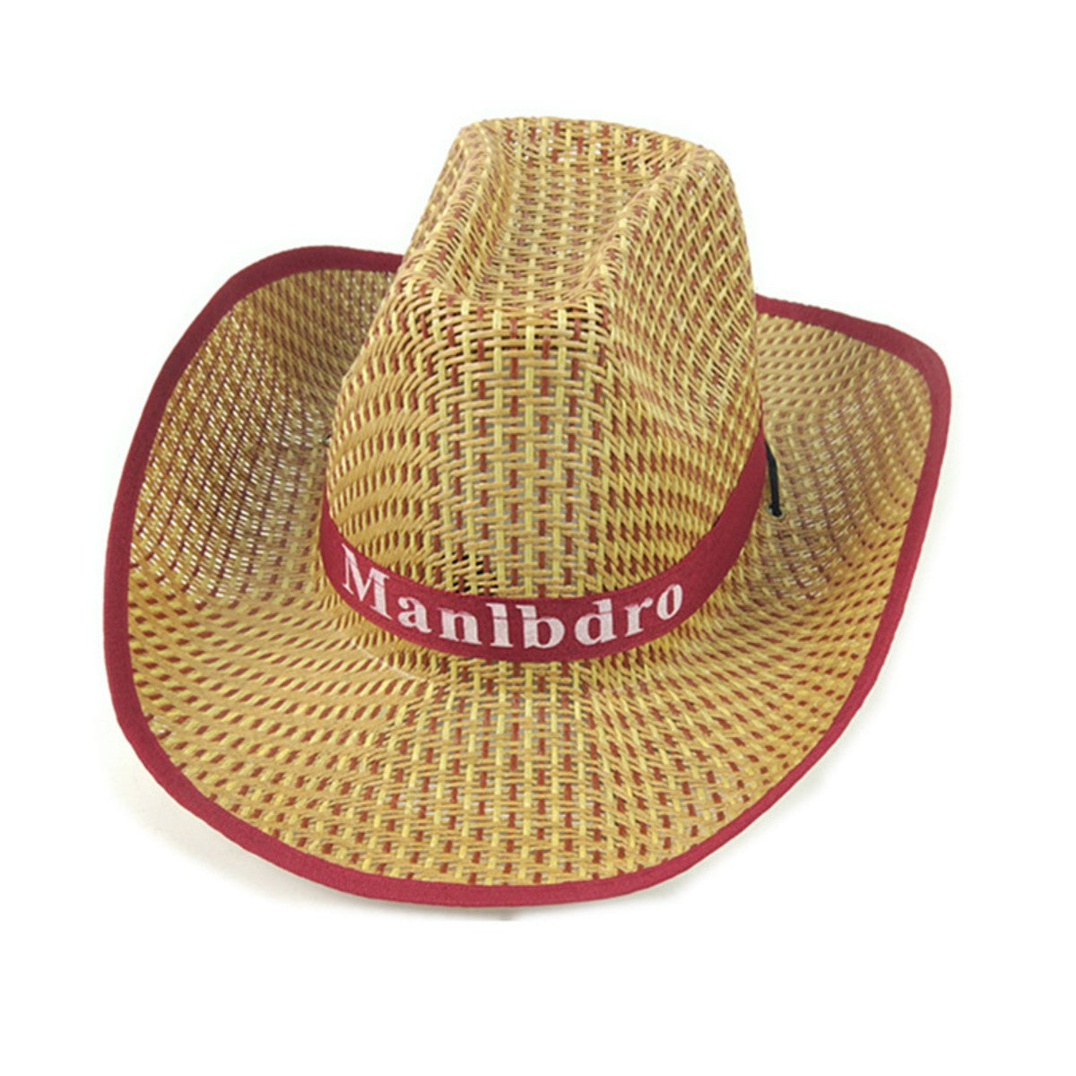 HUPSTL528 Sun Protection Lifeguard Straw Hat Cowboy