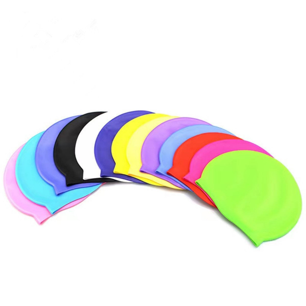 HUPSTL529 Silicone Swim Caps for Adults