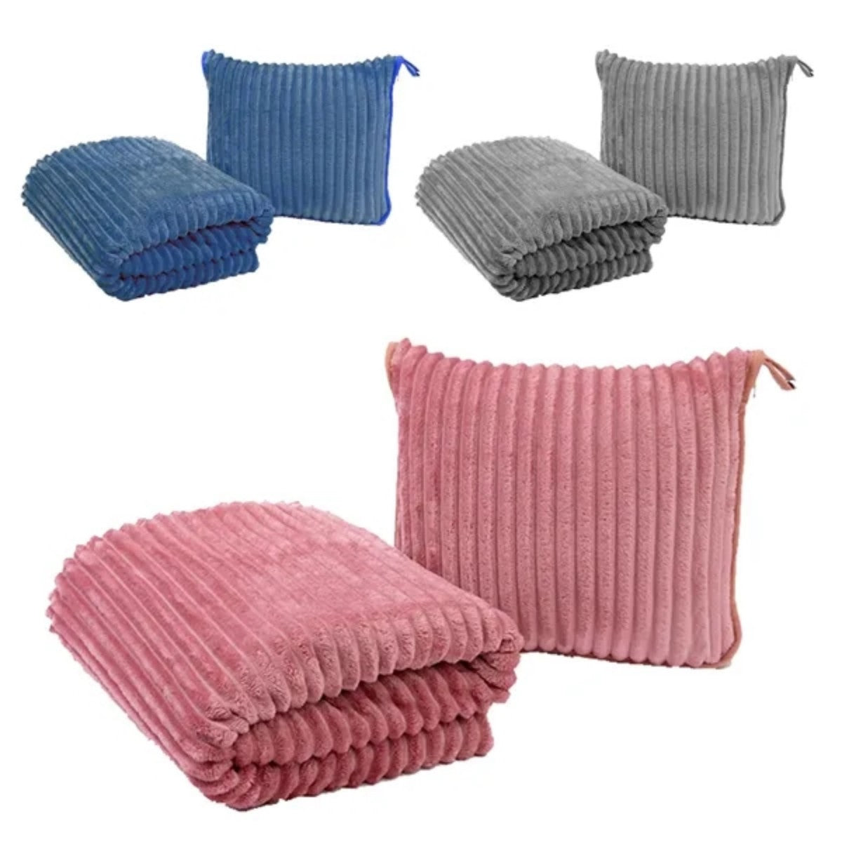 HUPSTL531 Travel Outdoor Airplane Blanket Pillow