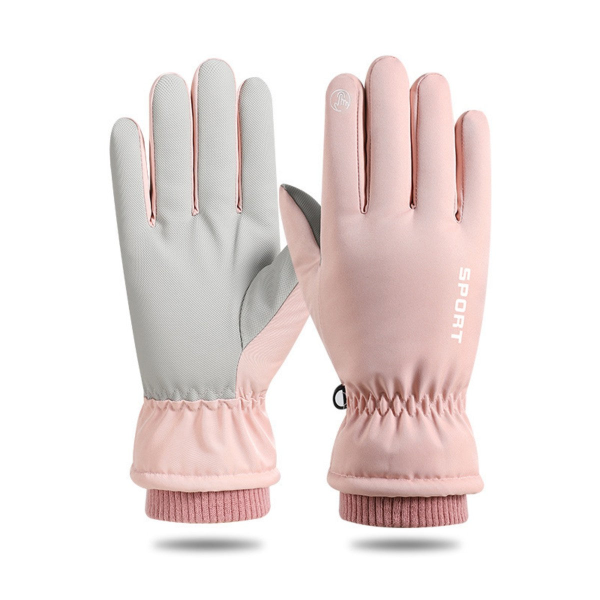 HUPSTL543Thick Ski Gloves Warm, Non-slip And Waterproof Touch Screen