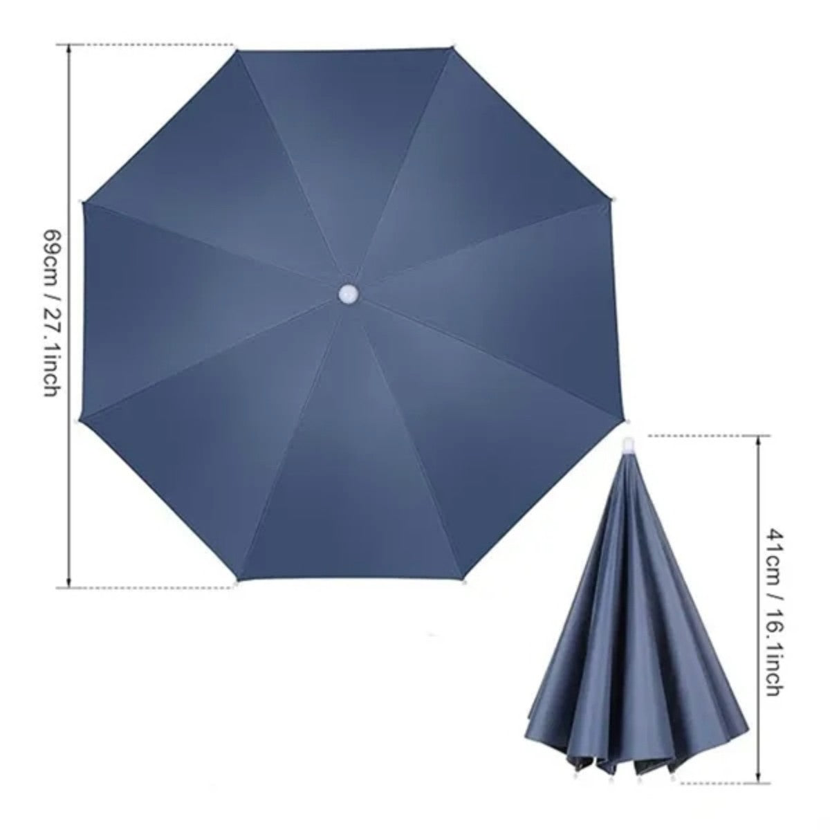 HUPSTL554Adjustable Head-Mounted Outdoor Umbrella