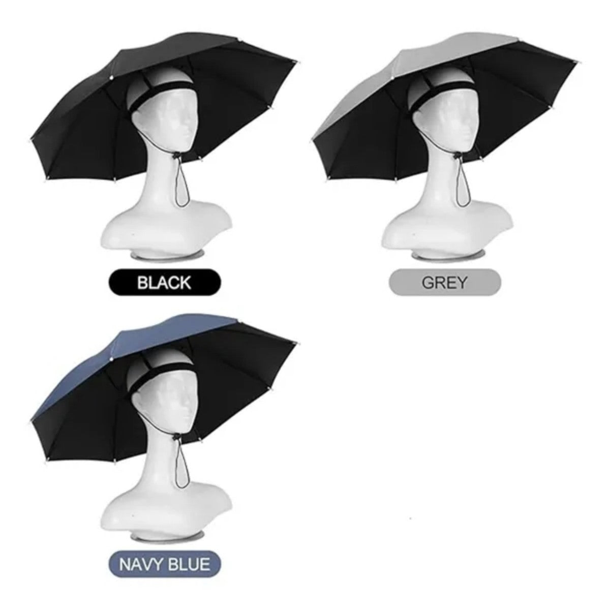 HUPSTL554Adjustable Head-Mounted Outdoor Umbrella