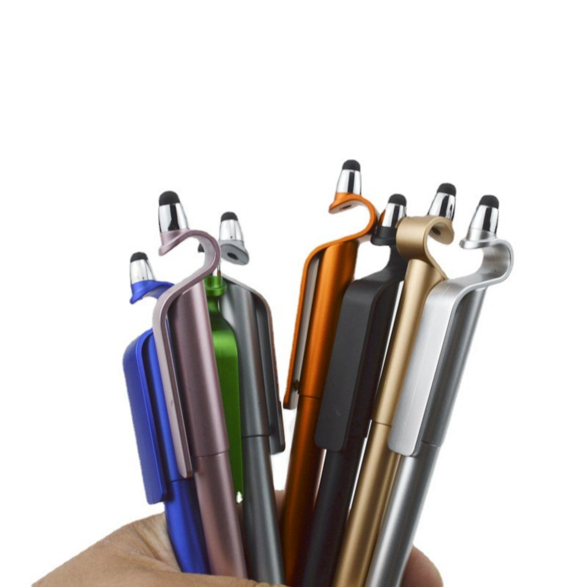 HUPSTL556 Slim Touch Screen Ballpoint Pen For 3-In-1 Phone Stand