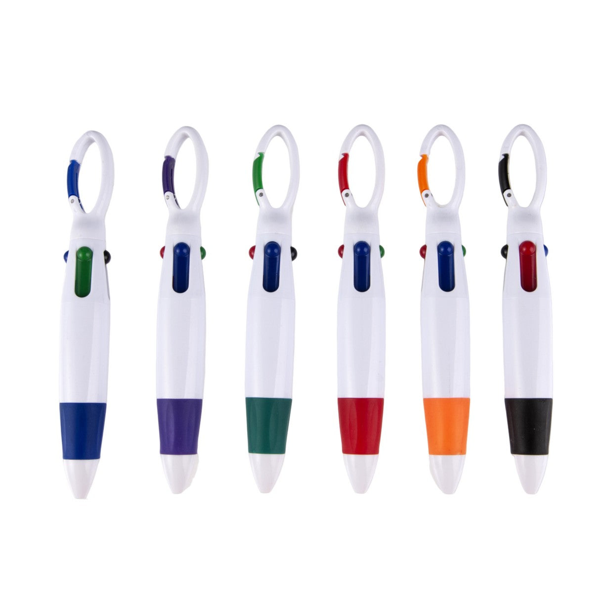 HUPSTL557Four-Color Ballpoint Pen With Anti-Loss Button