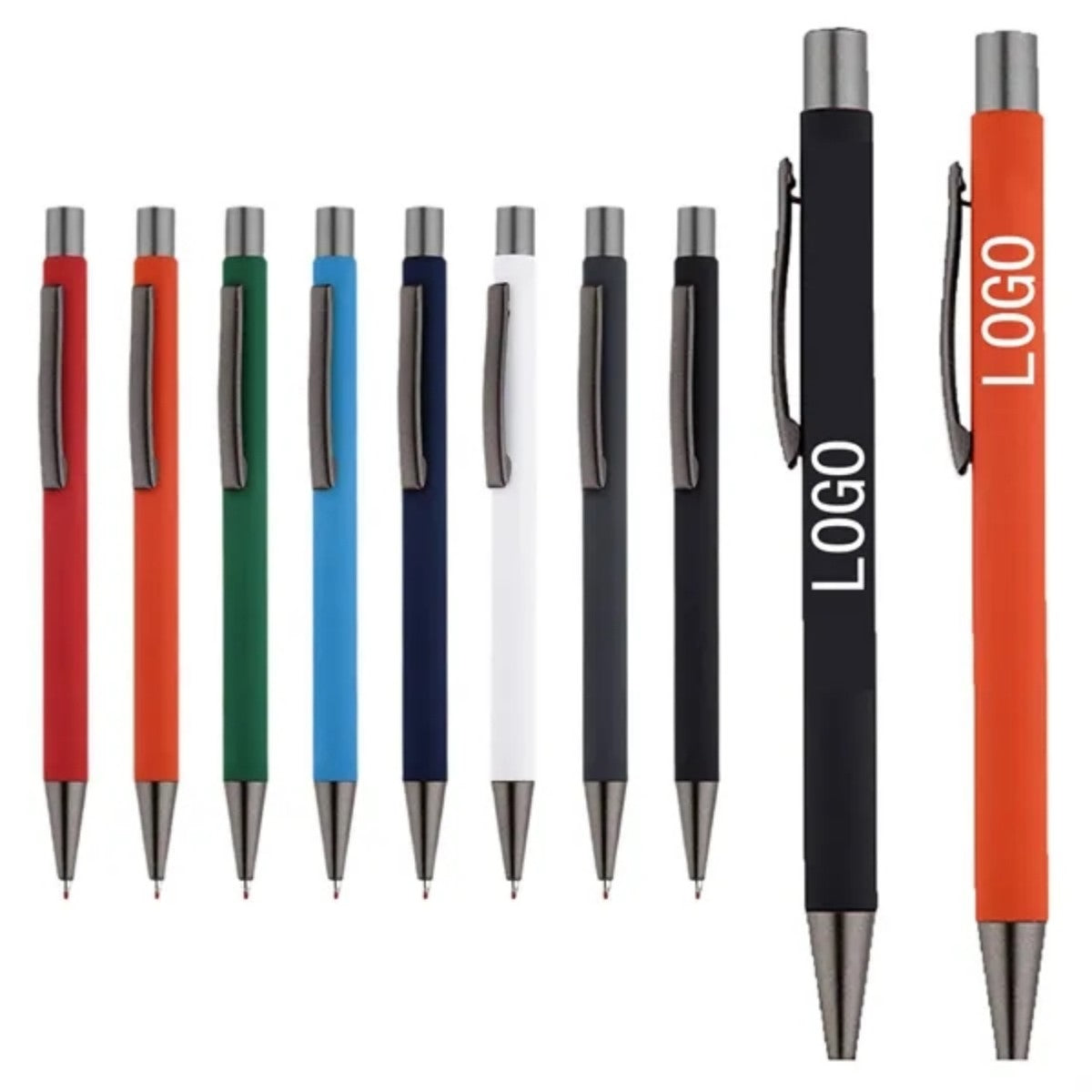 HUPSTL558Press The Metal Aluminum Rod PenBusiness Advertising Pen