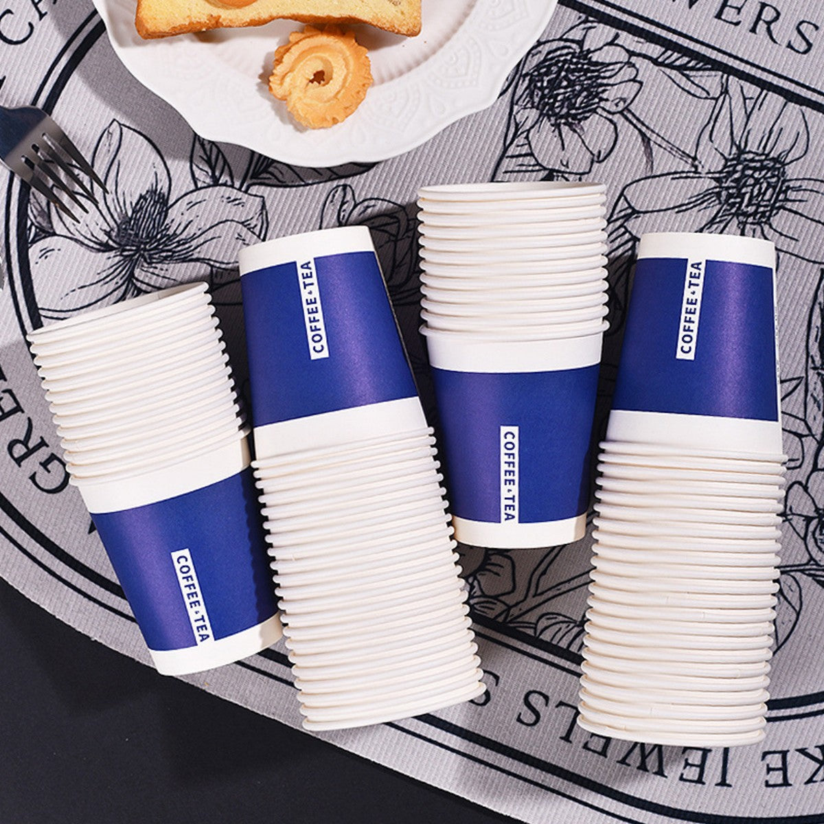 HUPSTL569Full Color 9 OZ Thick Paper Coffee Cup MOQ500