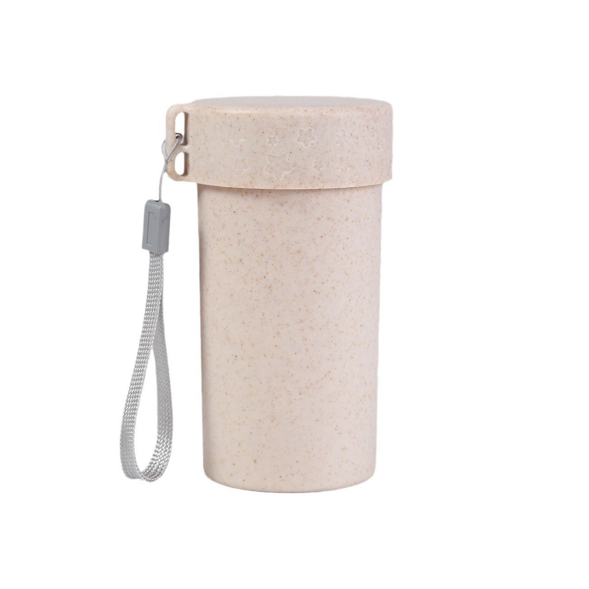HUPSTL570Wheat Straw Water Bottle Portable Cup