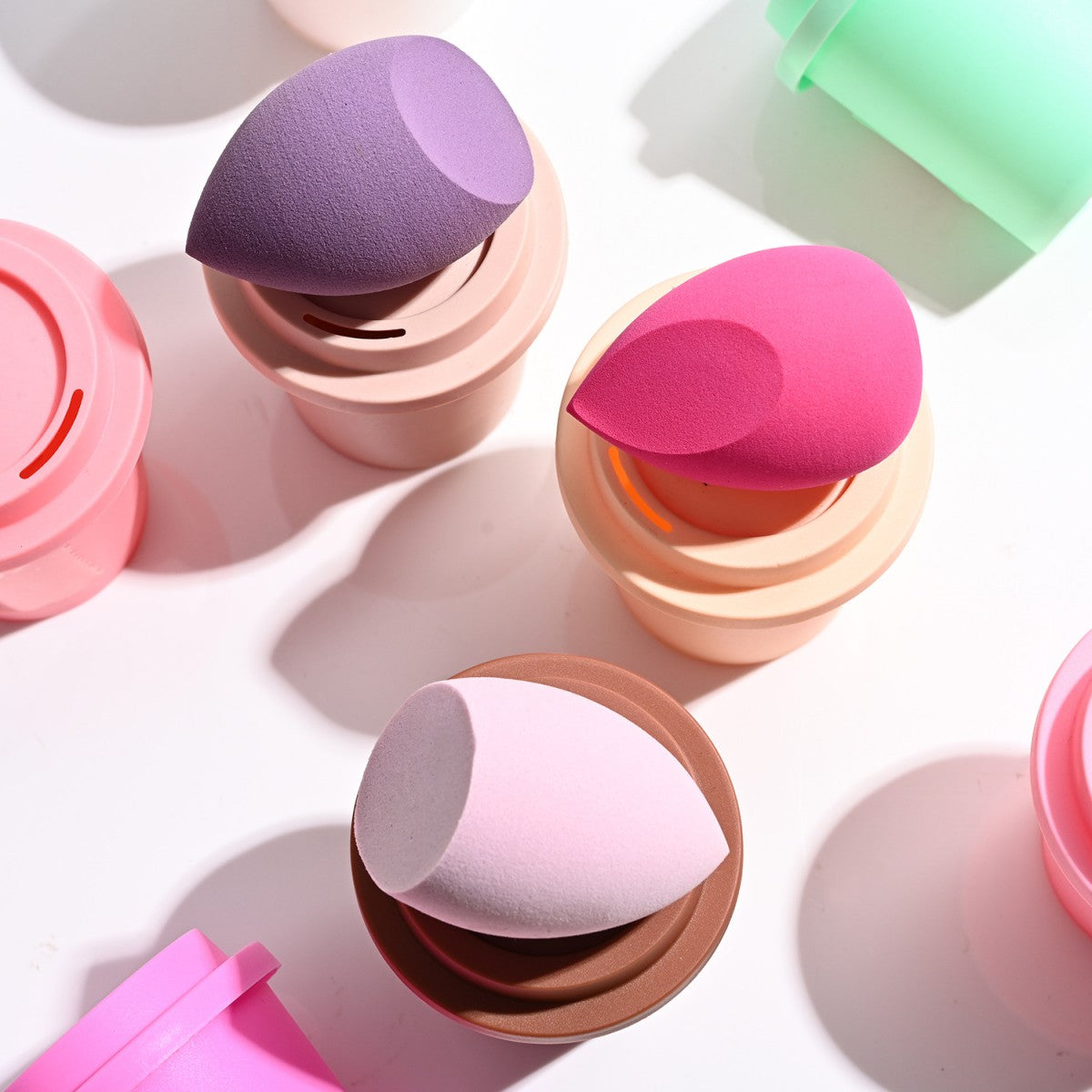 HUPSTL571Makeup Sponge With Beauty Blender Holder