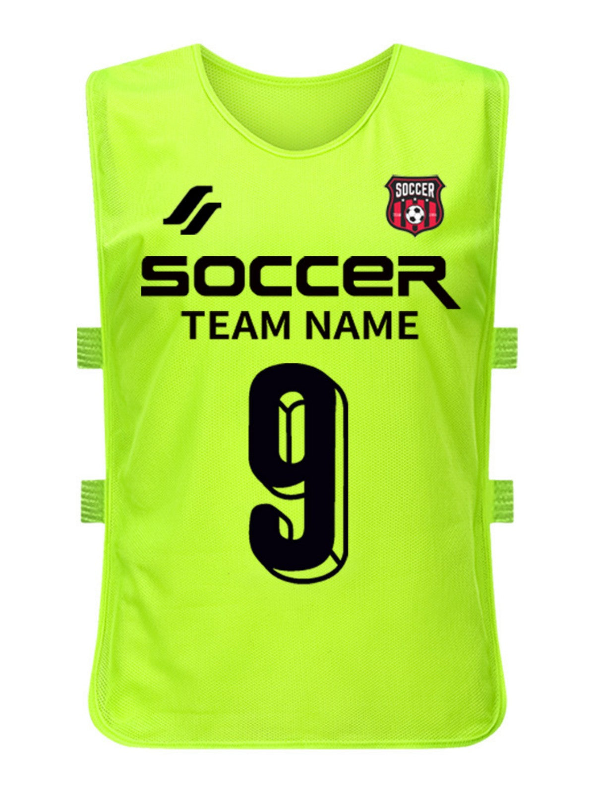 HUPSTL576Adjustable Mesh Soccer Jersey