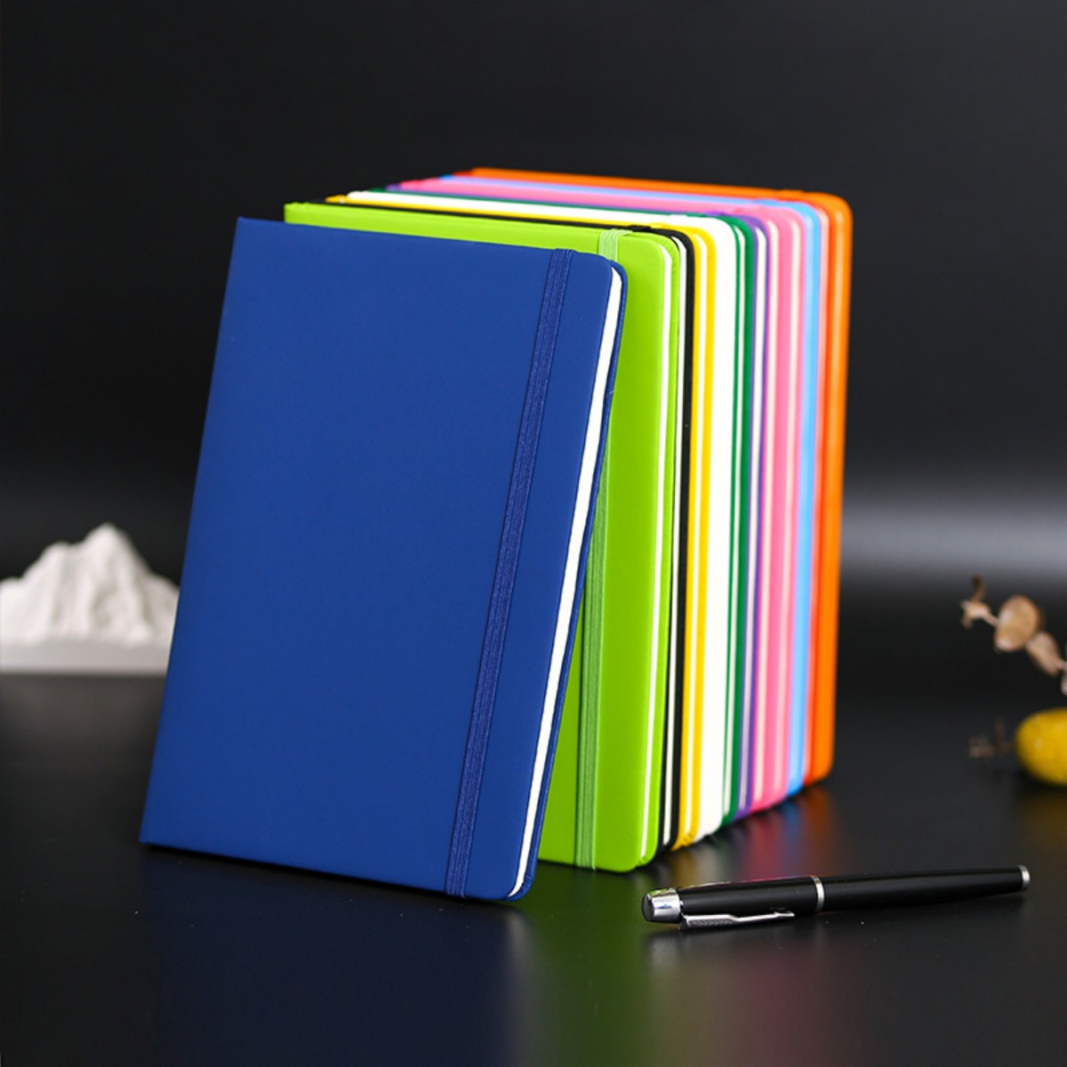 HUPSTL580Color Strap Notebook A6