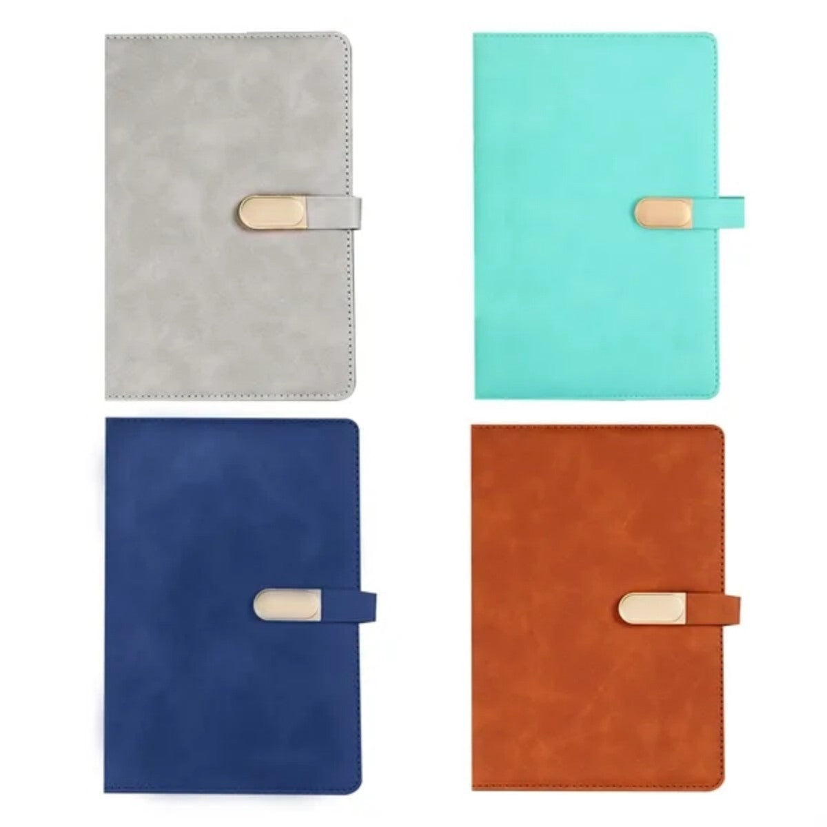 HUPSTL582Convenient Metal Lap Notebook