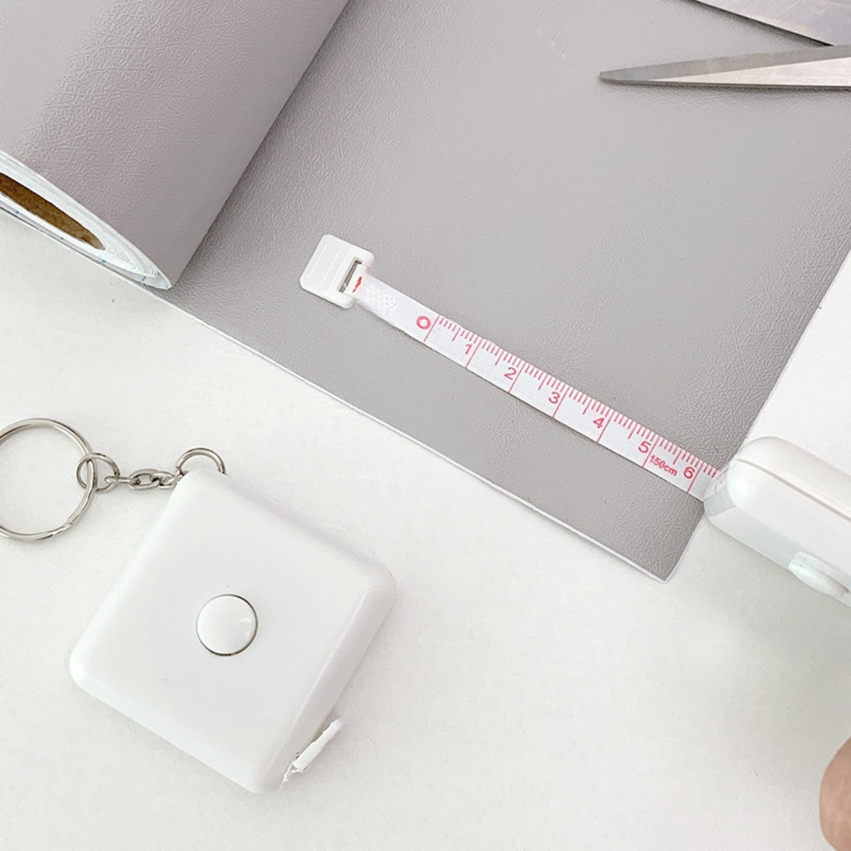 HUPSTL601 60 Inch Mini Tape Measure Keychain