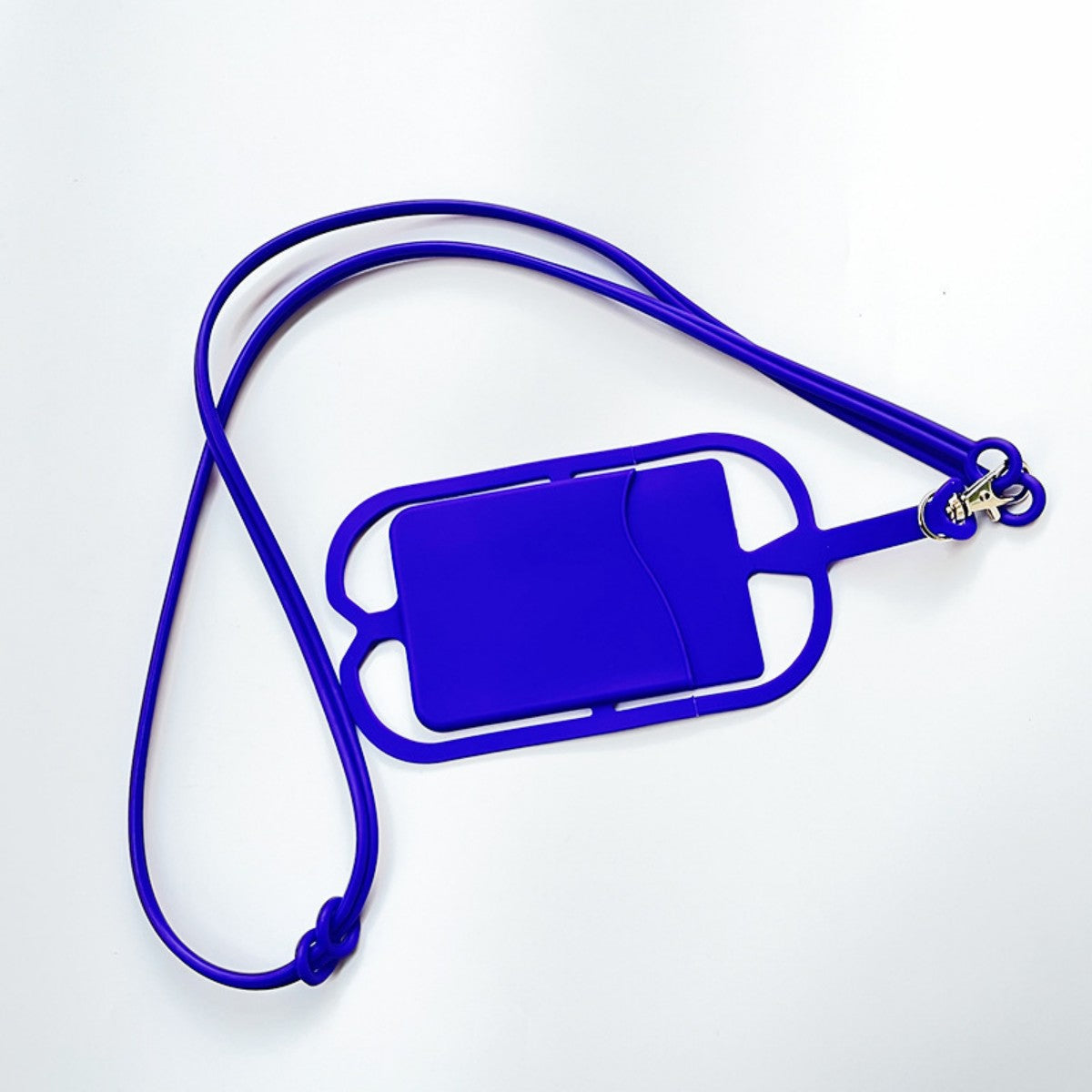 HUPSTL619Silicone ID Card Badge Holder with Lanyard Style Phone