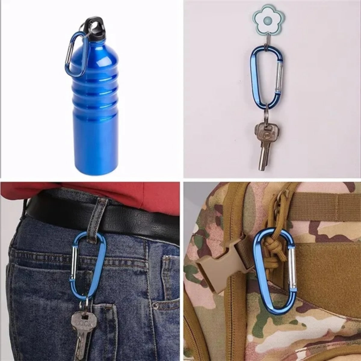 HUPSTL630D Ring Shape Carabiner Keychain