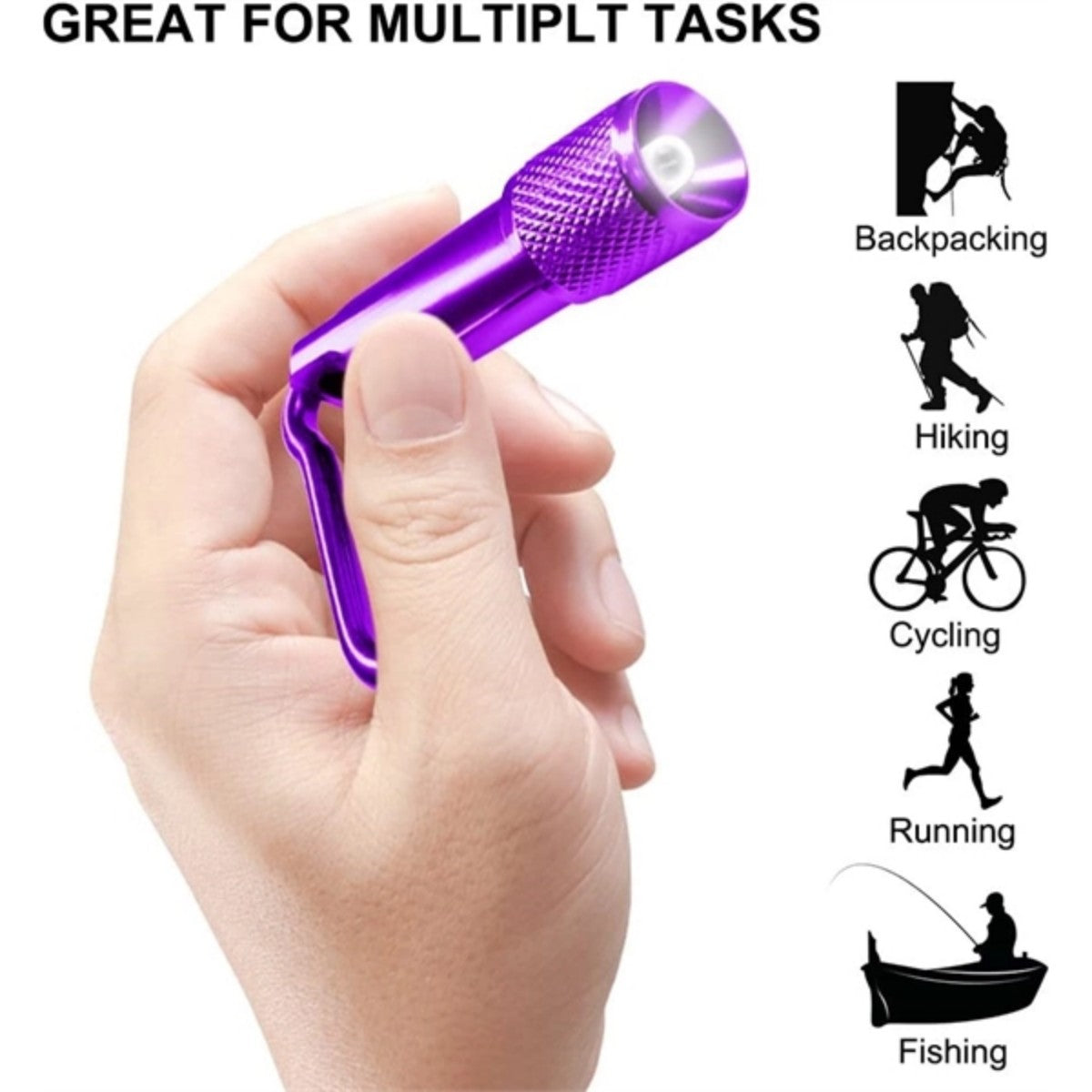 HUPSTL634Key Chain Outdoor Bright Mini Flashlight