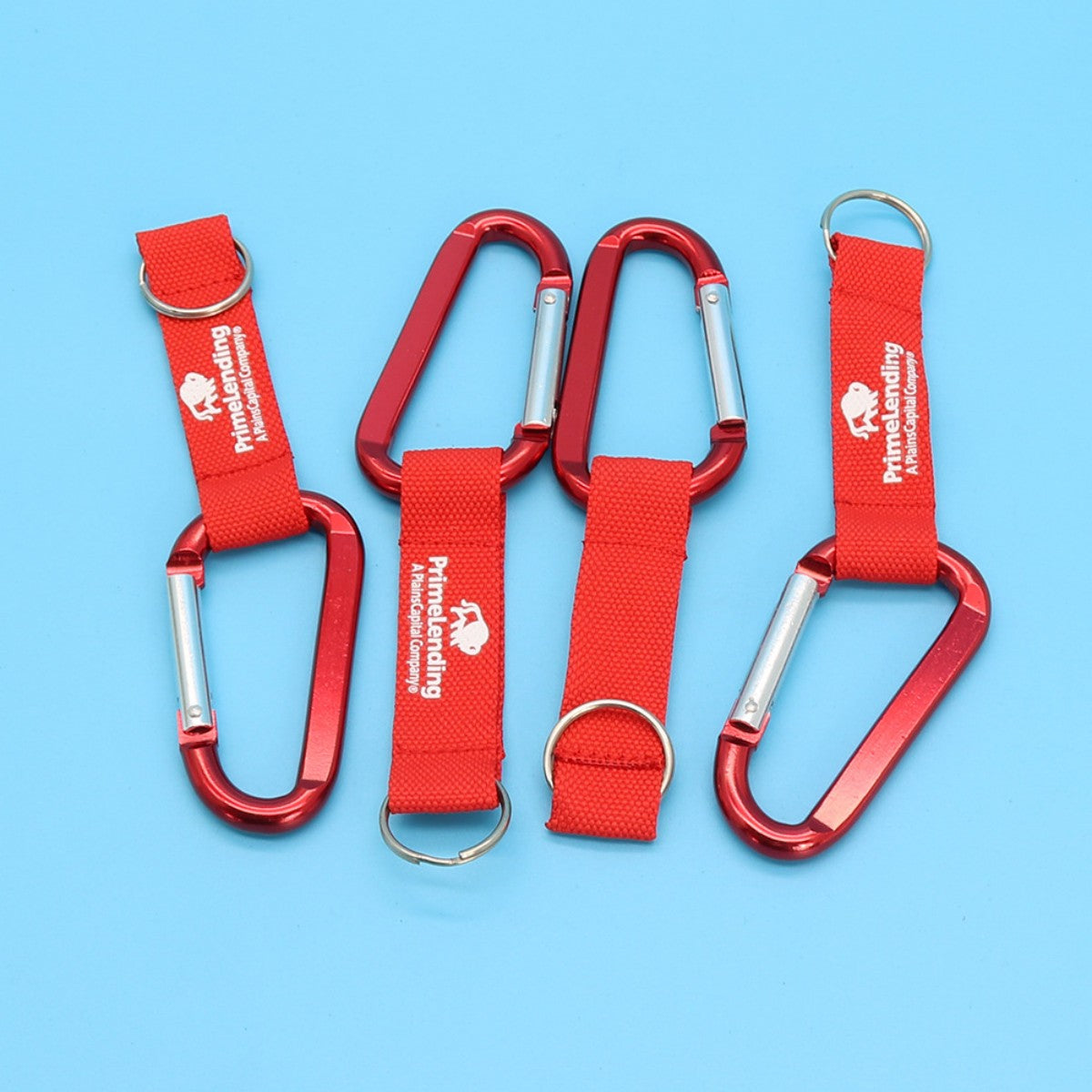 HUPSTL641Carabiner With Strap And Metal Plate