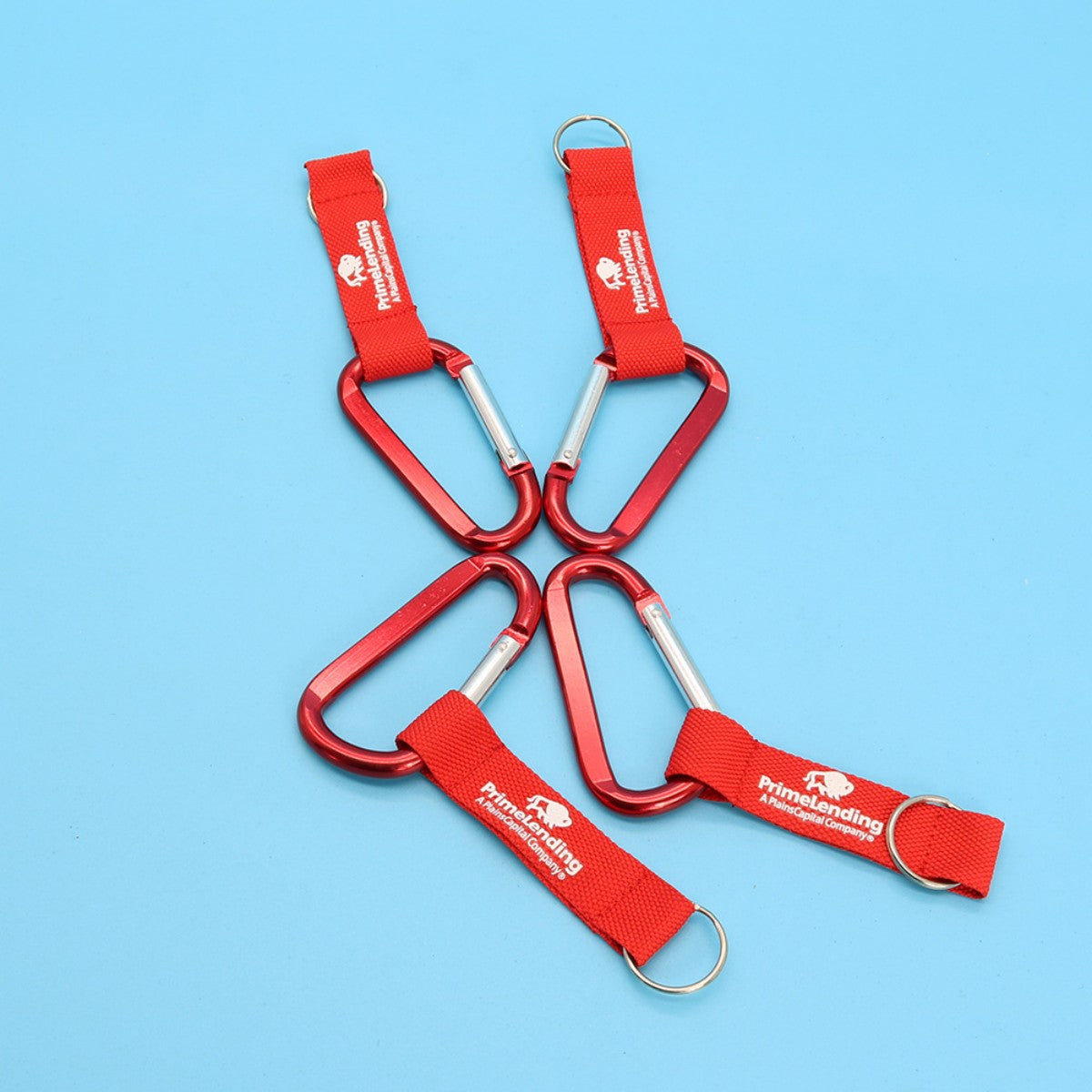 HUPSTL641Carabiner With Strap And Metal Plate