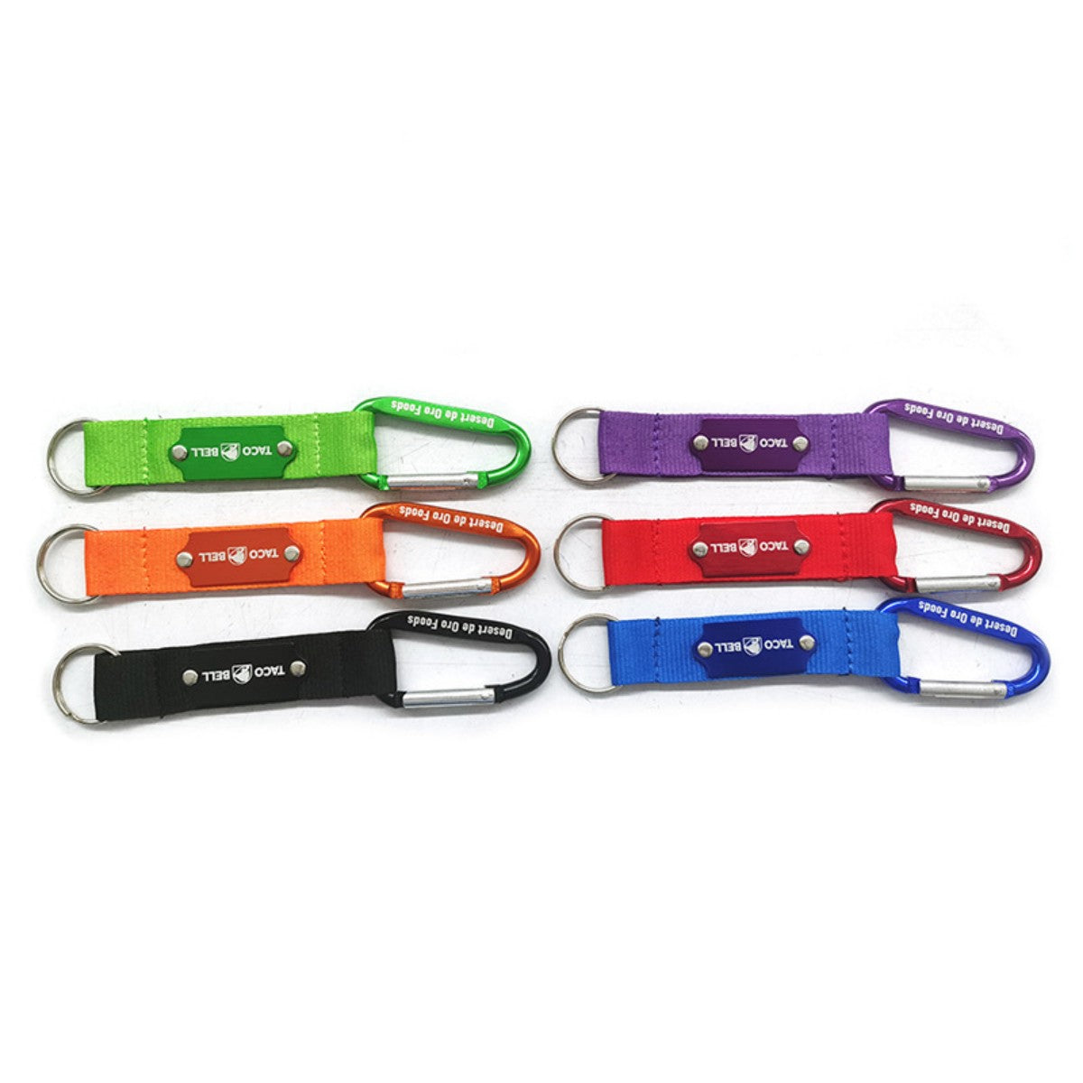 HUPSTL641Carabiner With Strap And Metal Plate