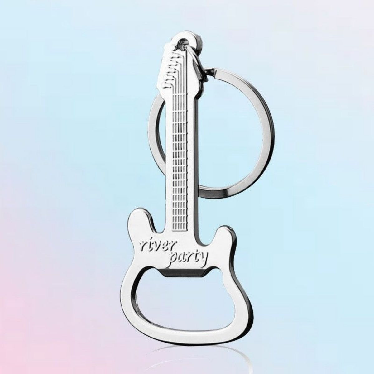 HUPSTL642Guitar Bottle Opener Keychain