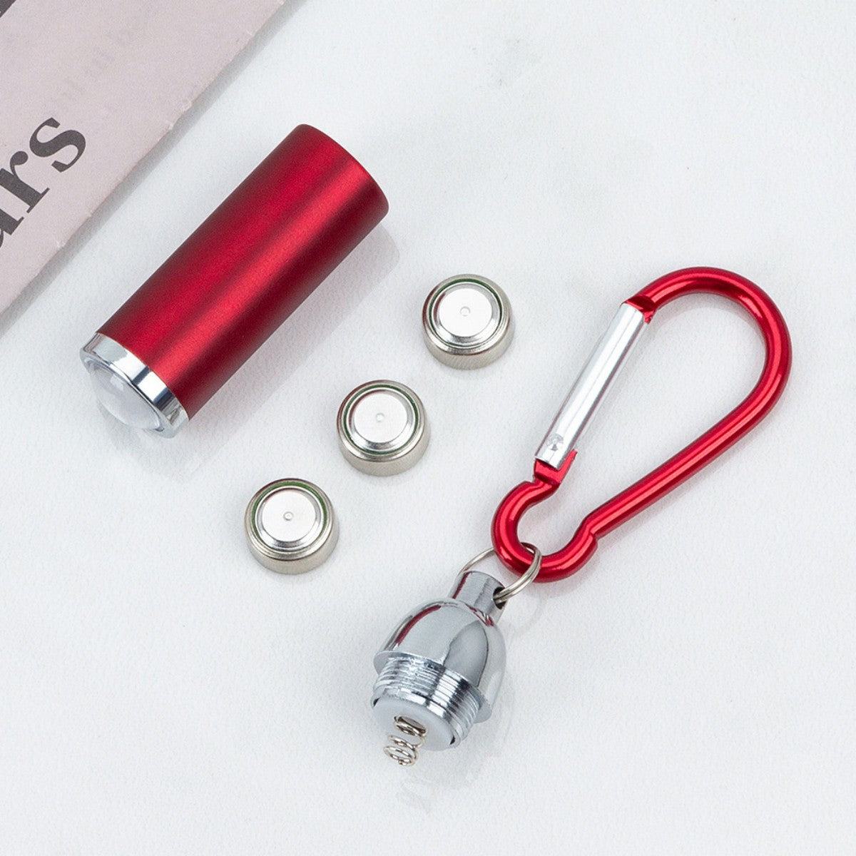 HUPSTL643Mini LED Flashlight with Carabiner