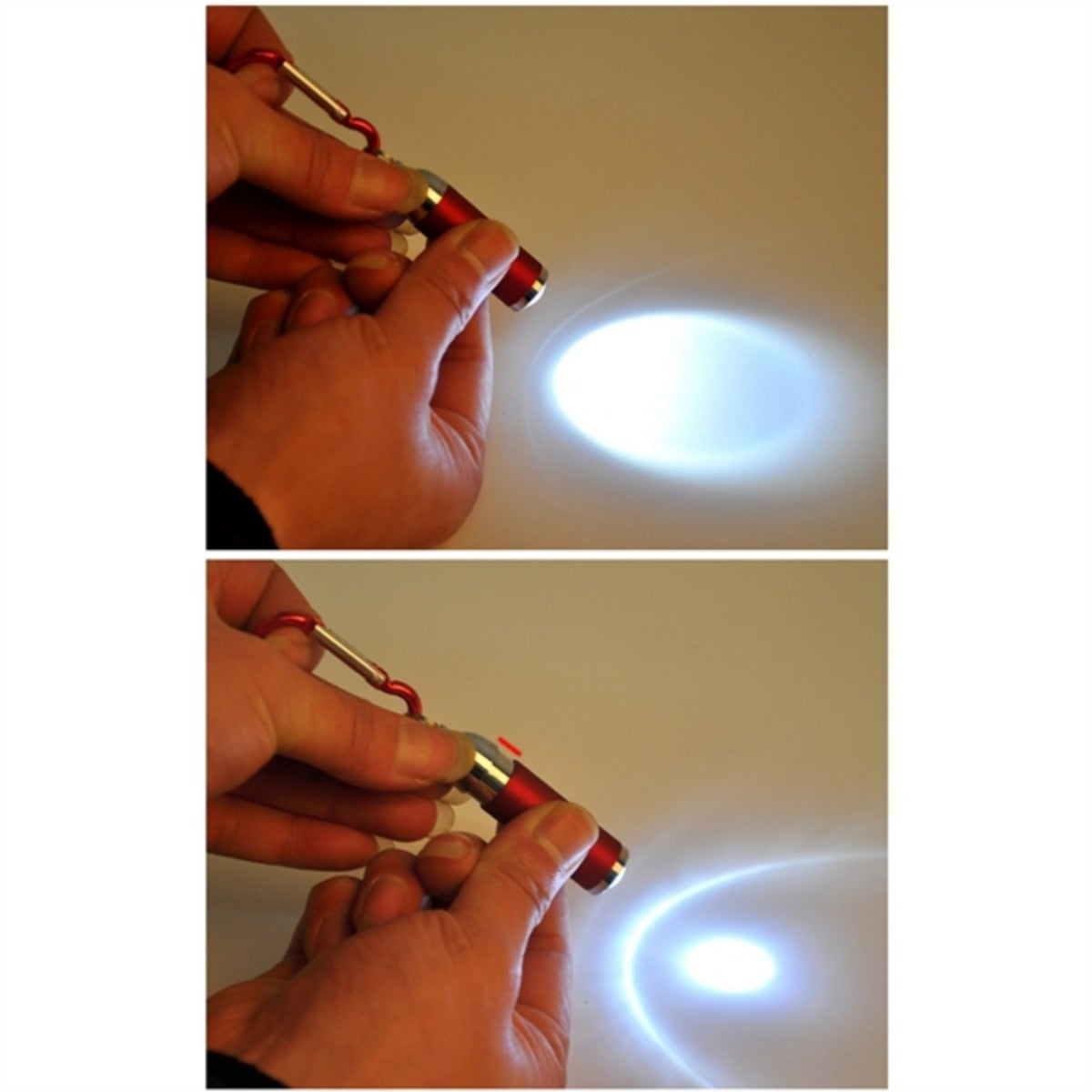 HUPSTL643Mini LED Flashlight with Carabiner