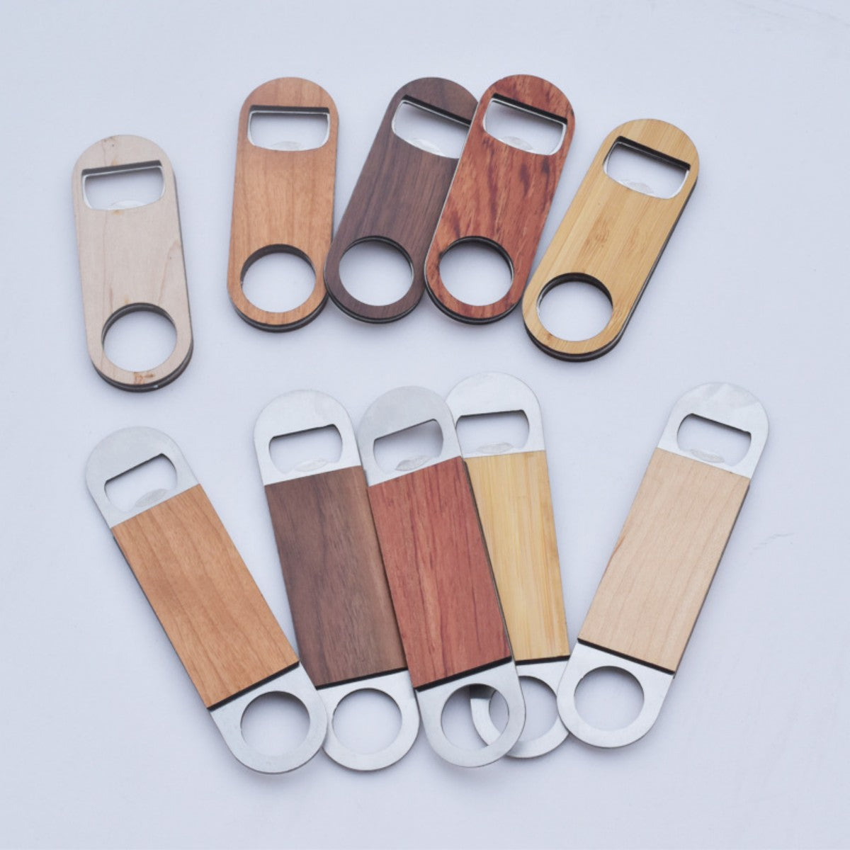 HUPSTL652Portable Wood Bottle Opener