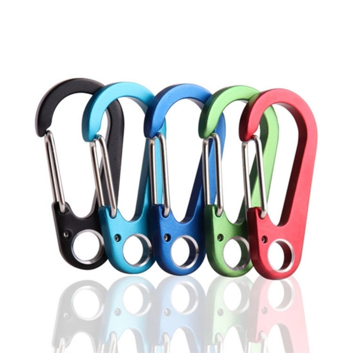 HUPSTL655Outdoor Camping Mini D Shape Carabiner Keyring
