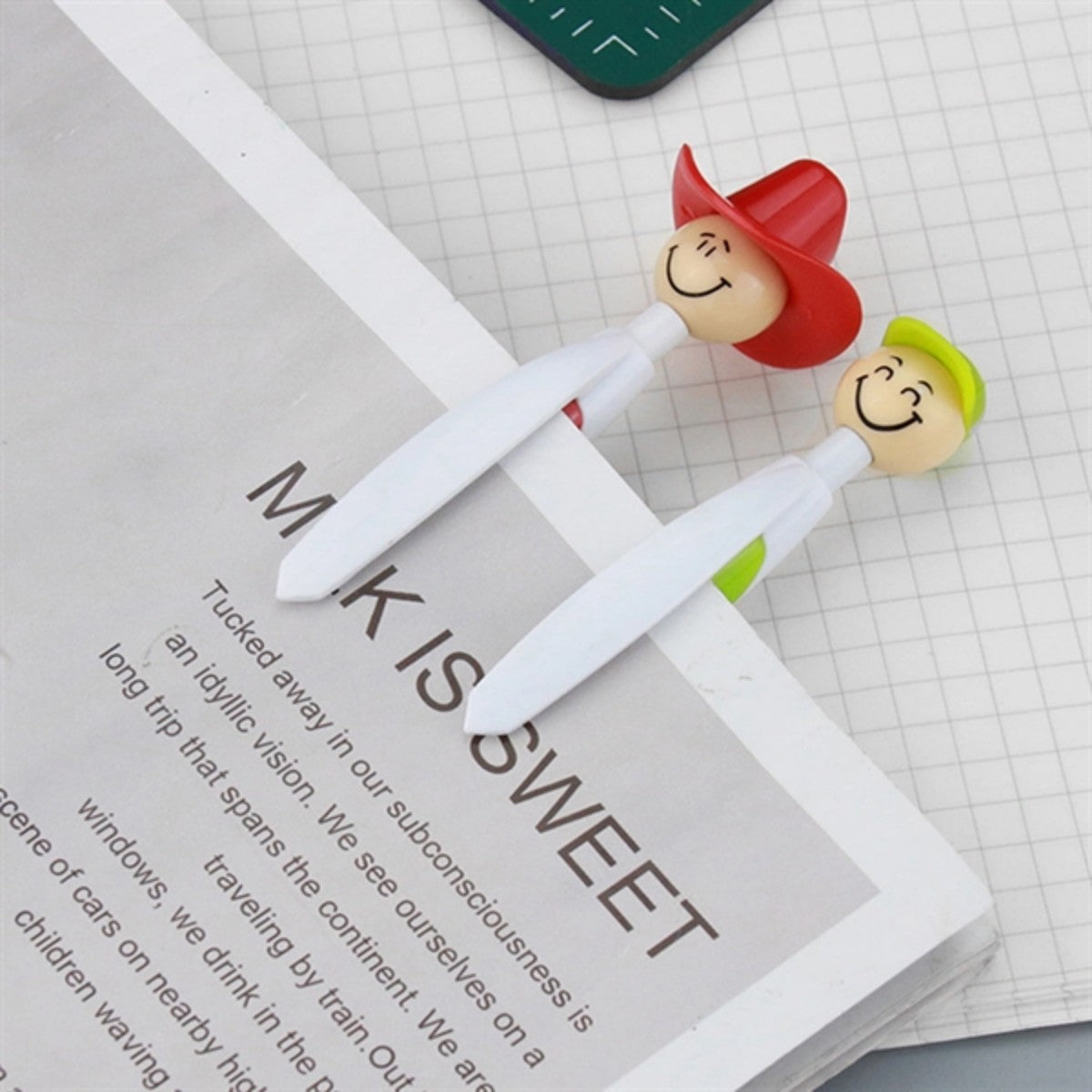 HUPSTL667Cowboy Shape Cartoon Toy Pen