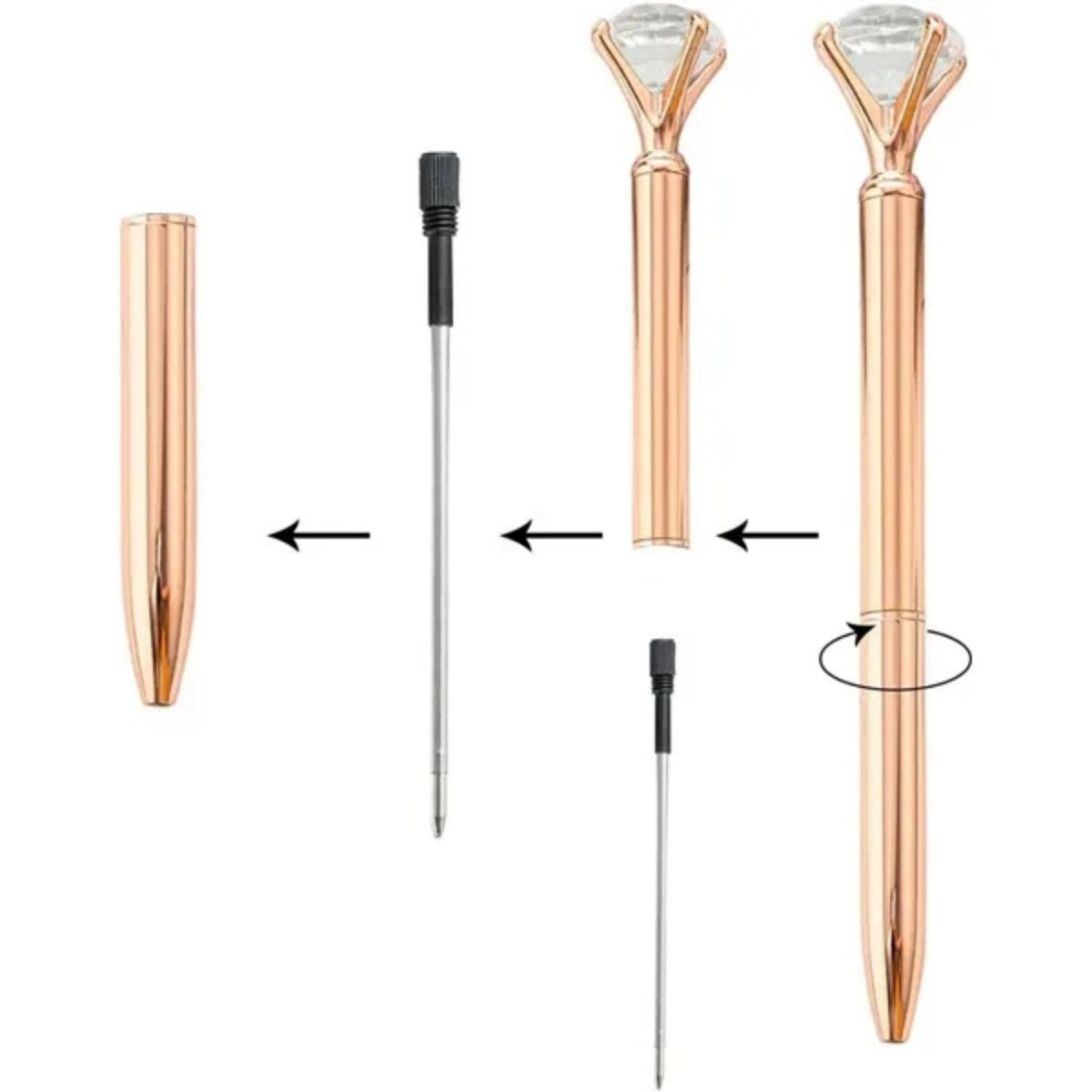 HUPSTL680Diamond Ballpoint Pens