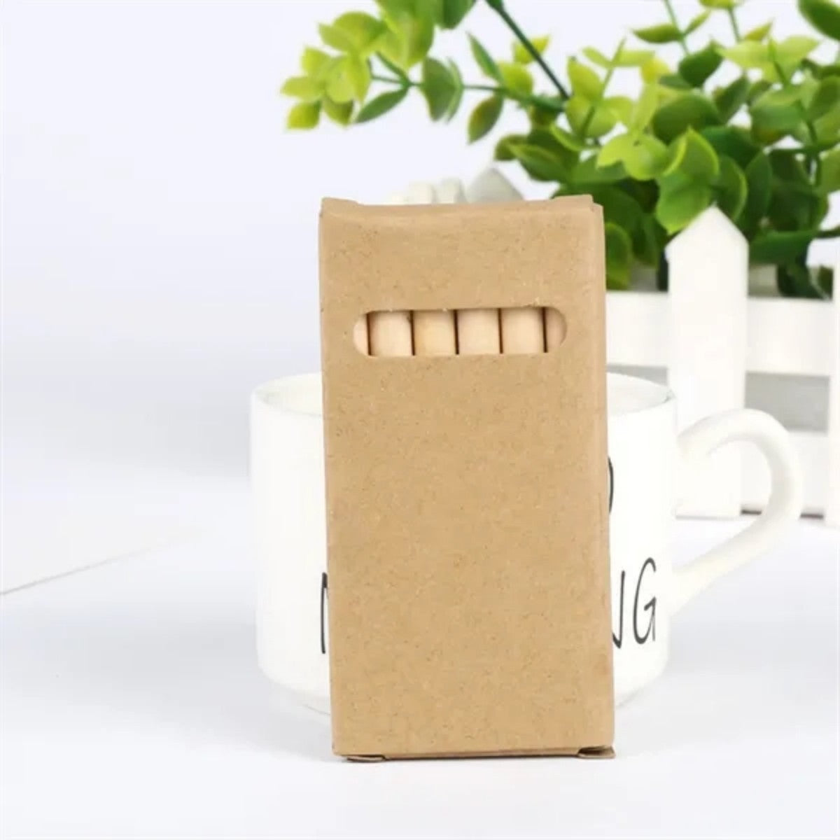 HUPSTL6866 Colored Kraft Paper Boxes Pencil Set
